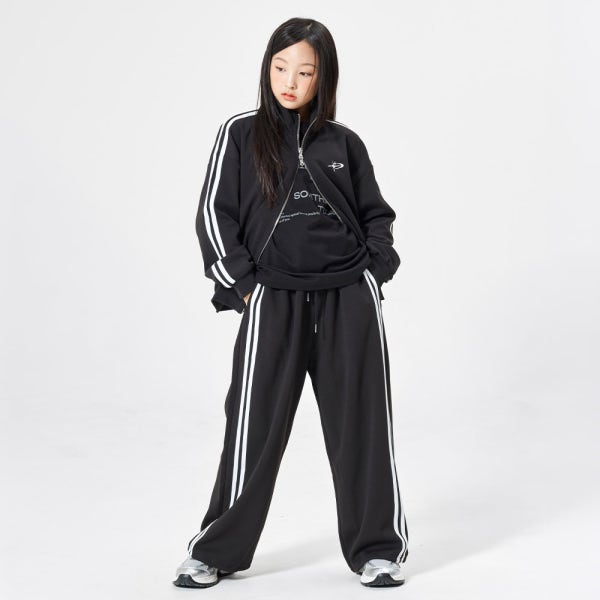 [N배송] 더데이걸 옆선 테이프 다이마루 팬츠 TGTM26803