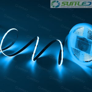 COB LED바 10m롤 480chips 24V 아이스블루 스트립 면발광 줄조명 플렉시블