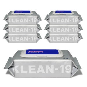 KLEAN-19 알콜 세정티슈 다용도 에탄올 60매, 10개