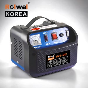 로웰코리아 차량용 자동차 배터리 충전기 30A 고속충전 12V/24V겸용