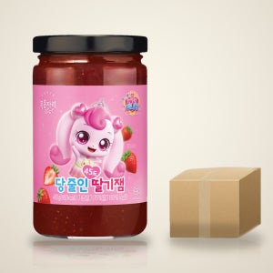 복음자리 저당 국산 딸기잼 캐치 티니핑 어린이간식 490g, 12개