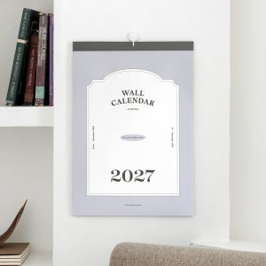 아이코닉 2027 월 캘린더 벽걸이달력 클래식한스타일 예쁜벽걸이용달력 선물