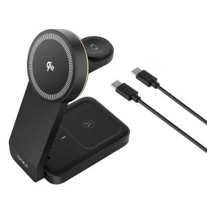 무선충전 SODI qi2 15W 3-in-1 접이식 아이폰 애플워치 에어팟 맥세이프 거치대