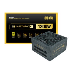 마이크로닉스 WIZMAX G-1200W 80PLUS 골드 ATX 3.1 파워서플라이 블랙