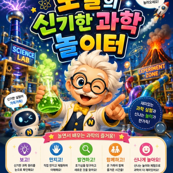 노벨의 신기한 과학 놀이터- 현대백화점 중동점
