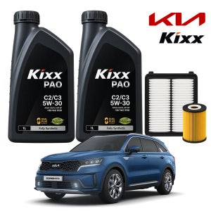 기아 쏘렌토 MQ4 가솔린 킥스 KIXX PAO C2 C3 5W30 6L 엔진오일세트