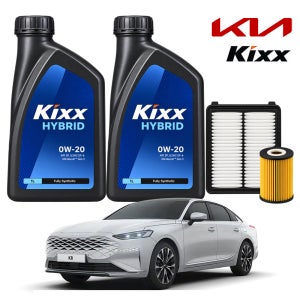 기아 K8 3.5 LPG 21-24년 킥스 KIXX HYBRID SQ 0W20 7L 가솔린 하이브리드 엔진오일세트
