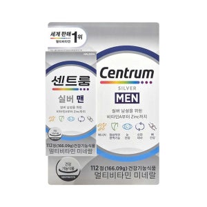 센트룸 실버 멀티비타민 맨, 112정, 1개
