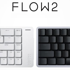 Lofree 로프리 Flow2 프로파일 기계식 키보드 Windows Mac용 저소음 풀알루미늄