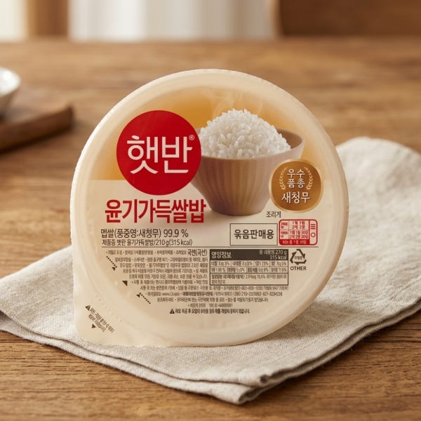 CJ제일제당 햇반 윤기가득쌀밥 210g 36개