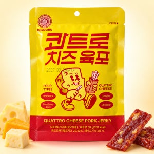 코주부 콰트로치즈 육포 30g 10개 간식추천 육포추천 간식 술안주 사무실간식 간편식