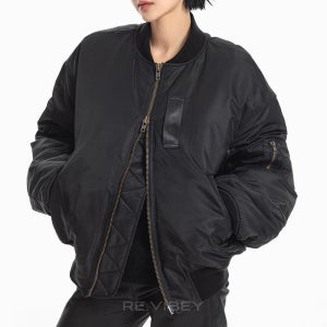 페이퍼문 리버시블 나일론 봄버 자켓 2color