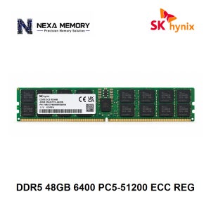 SK하이닉스 서버용 메모리 DDR5 48GB 6400 PC5 51200 ECC REG