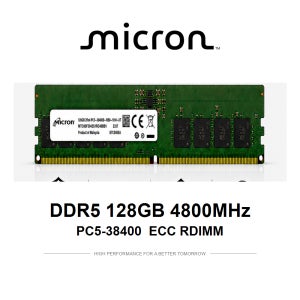 마이크론 서버용 메모리 DDR5 128GB 4800 PC5 38400 ECC REG