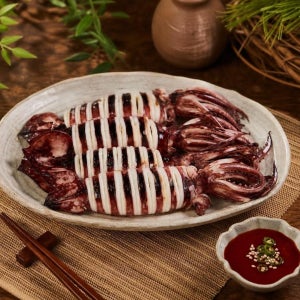 청정씨푸드 국내산 산지직송 통찜용 오징어 한치 급냉 냉동 생물 500g