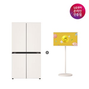 LG 디오스 오브제컬렉션 매직스페이스 냉장고 + LG 스탠바이미 2 Max (T876MEE111 + 32LX6BEGA)