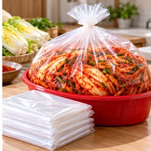 두꺼운 김장비닐봉투 65x95 (대형) 10매