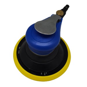 DK블루 원형 샌더기 150mm (6인치) 에어 샌딩기 벨크로 찍찍이
