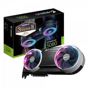 GIGABYTE AORUS 지포스 RTX 5080 INFINITY D7 16GB 피씨디렉트