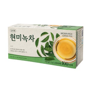 실속형 현미녹차 100티백 1박스 18개