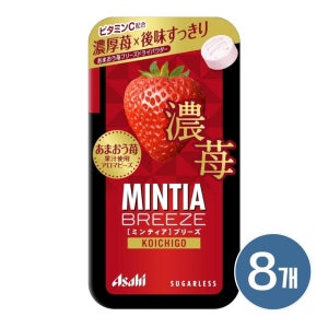 민티아 브리즈 진한 딸기맛, 30개입, 8개