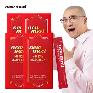 뉴밋 유기농 레드와인비니거 와인 발효식초 레드, 280ml, 4개