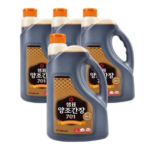 샘표 양조간장 701 2.8L, 4개