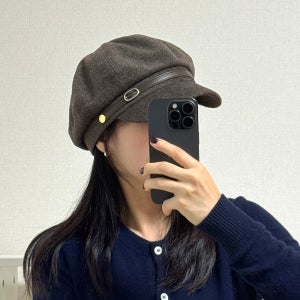 울 클래식 버클 마도로스햇 뉴스보이캡 헌팅캡 가을 겨울 여성 빵 모자 4color