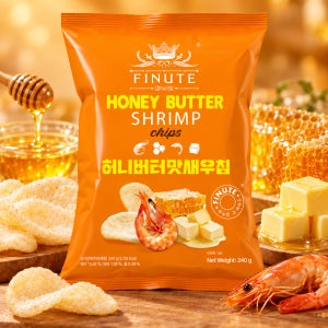 피뉴트 허니버터맛 새우칩, 240g, 6개