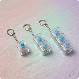 키캡 꾸미기1구 2구 3구 세트 키트 키보드 만들기 키링 클리커 DIY