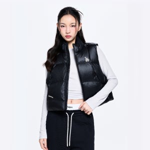 [MLB] 여성 커브 패딩조끼 LA (Black) 3FDVB2166