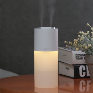 카프 미니 휴대용 무선 가습기 400ml 탁상용 듀얼 미스트 사무실 차량용 KF-HM02