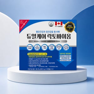 [약국정품] 듀얼케어 락토바이옴 120캡슐 4개월분 유산균 혈당케어 장건강 프로바이오틱스