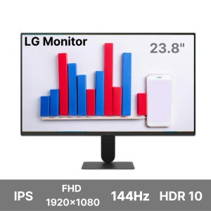 LG전자 24U411B 144Hz Full-HD LED 사무용 업무용 가정용 CCTV용 컴퓨터 광시야각 24인치 모니터 24U411A 후속 신모델
