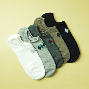 엠폴 남성페이크삭스 아가일패턴 남자페이크삭스 5color