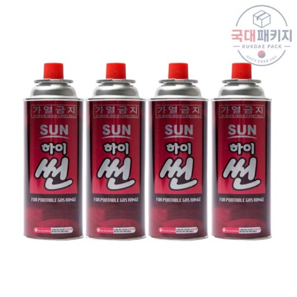 국민연료 썬연료 자매품 하이썬 부탄가스 220g 28개입 한박스