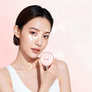 오픈형 글립형 귀찌 이어폰 메이크업 거울 파우더 귀걸이형 AI 블루투스 오픈이어버드