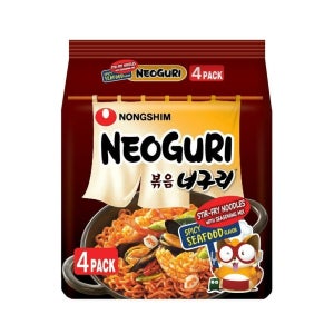 농심 볶음너구리 라면 137g, 4개입