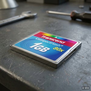 Transcend CompactFlash 1GB 산업용 CNC 머시닝 센터 CF 카드