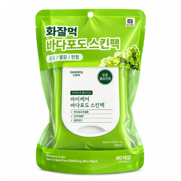 마미케어 바다포도 스킨팩 80매, 1개