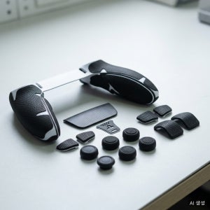 HOTLINEGAMES PS5 듀얼센스 엣지 PS4 듀얼쇼크4 컨트롤러 미끄럼방지 그립