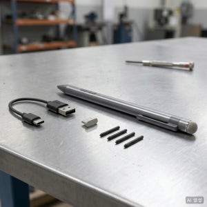 마이크로소프트 서피스 프로 호환 터치펜 USB C 충전 C타입
