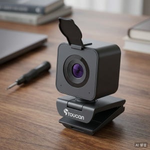 Toucan FHD 1080P 웹캠 마이크 내장 커버 포함