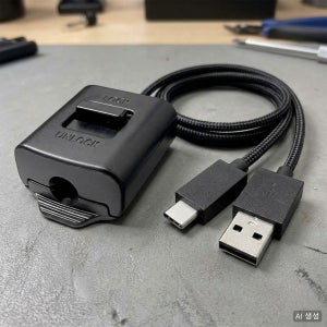 PS5 듀얼센스 엣지 호환 USB C 충전 케이블 잠금 커넥터 키트 2.8m