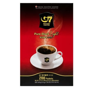 쭝웬레전드 G7 퓨어블랙 라이트 커피 0.9g, 200개입, 2개