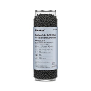 [호환] 미닉스 더플렌더 MNFD-100G 호환 퓨어탑스 프리미엄 음식물처리기 첨착카본 활성탄 리필 필터 중성탈취 C-PRO 캔형 유해가스 중성가스제거