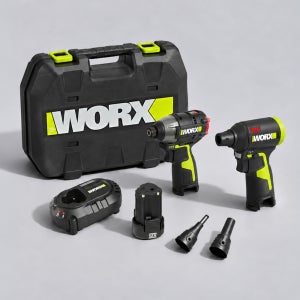 웍스 충전 임팩드라이버 무선 송풍기 콤보세트 12V 2.0Ah 배터리1개 WU132A