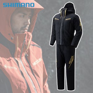 시마노 RB-150Z 넥서스 고어텍스 웜 슈트 방한 낚시복 세트 갯바위 블랙, 2XL