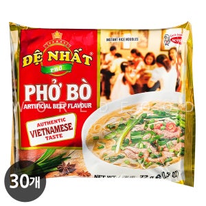 베트남쌀국수 소고기맛 PHOBO DE NHAT 포보쌀국수, 72g, 30개