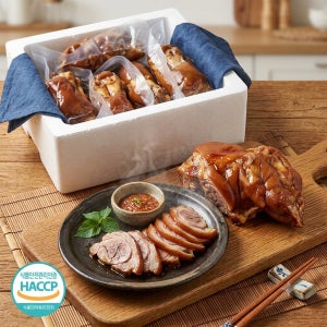 [도착보장] 대용량 족데렐라 통 미니 족발 업소용 도매 개별포장 350g, 18개
